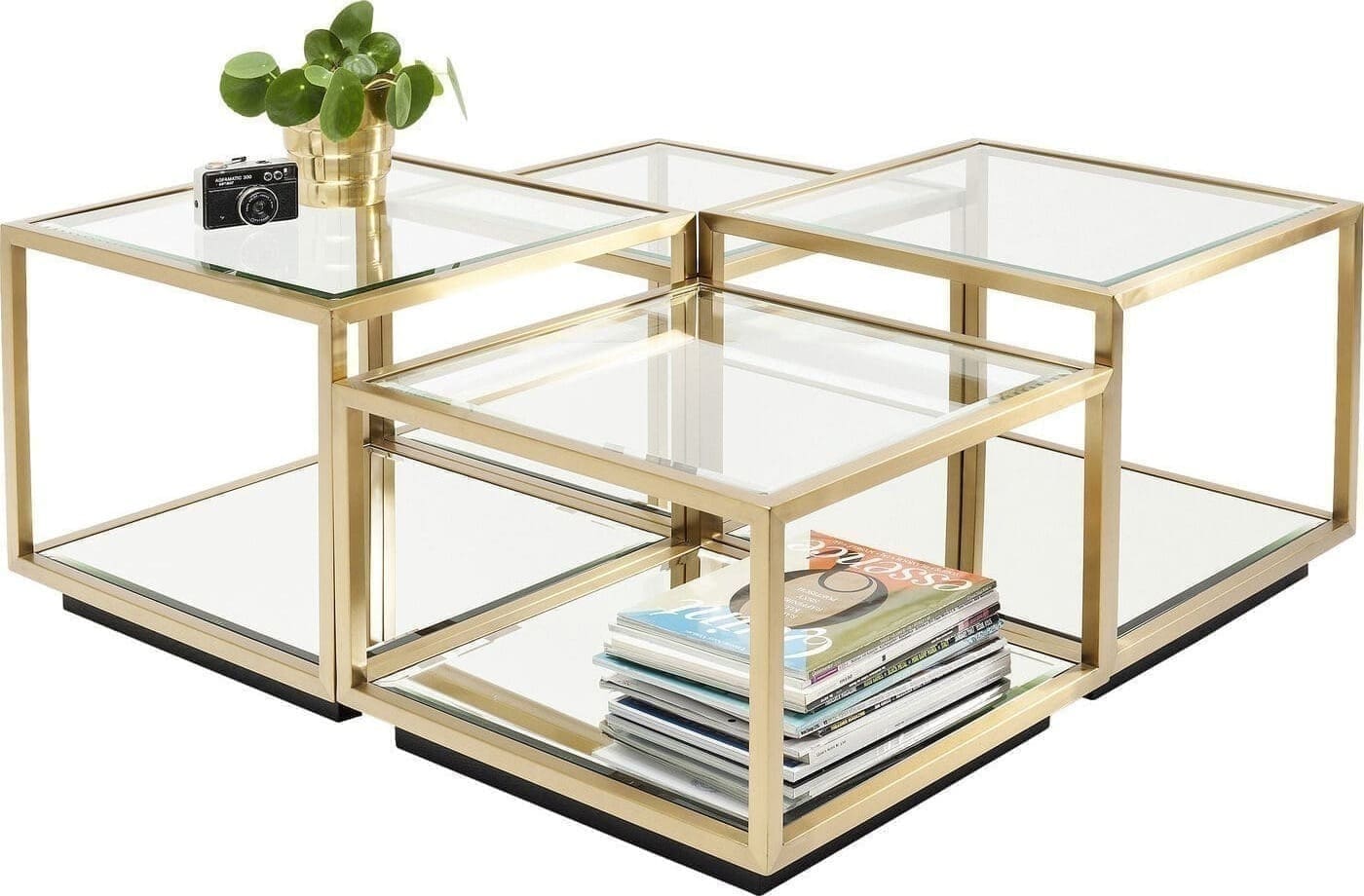 Salontafel Luigi Gold (4/Set) Kare Design Salontafel 83104