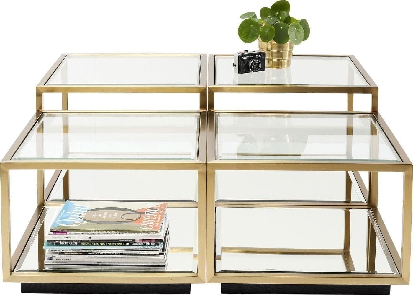 Salontafel Luigi Gold (4/Set) Kare Design Salontafel 83104