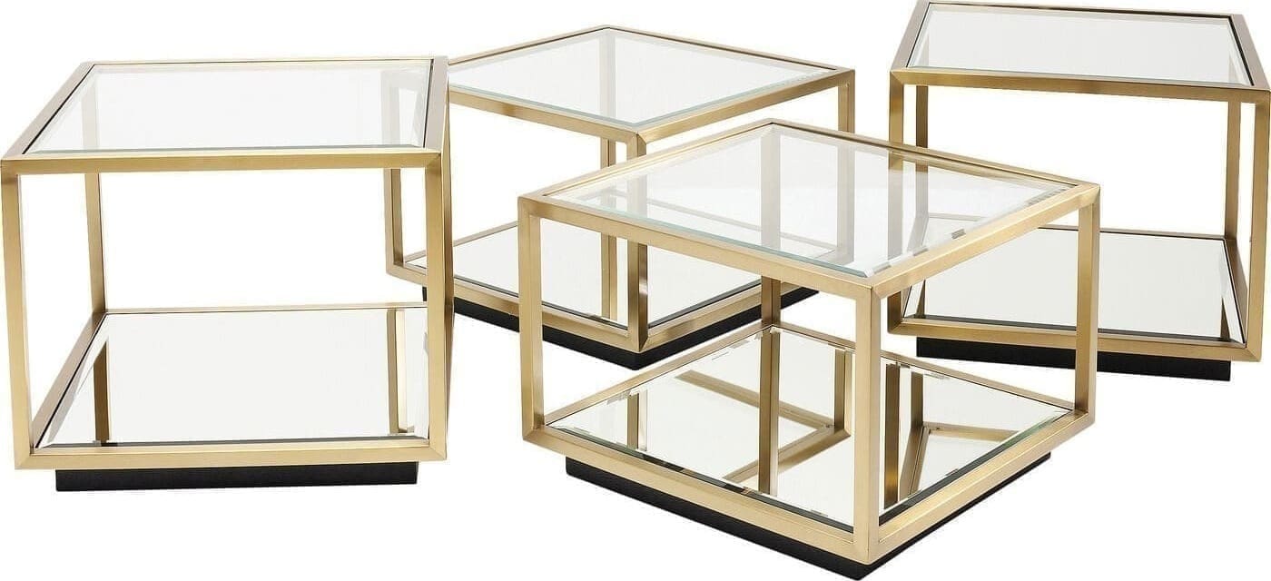 Salontafel Luigi Gold (4/Set) Kare Design Salontafel 83104