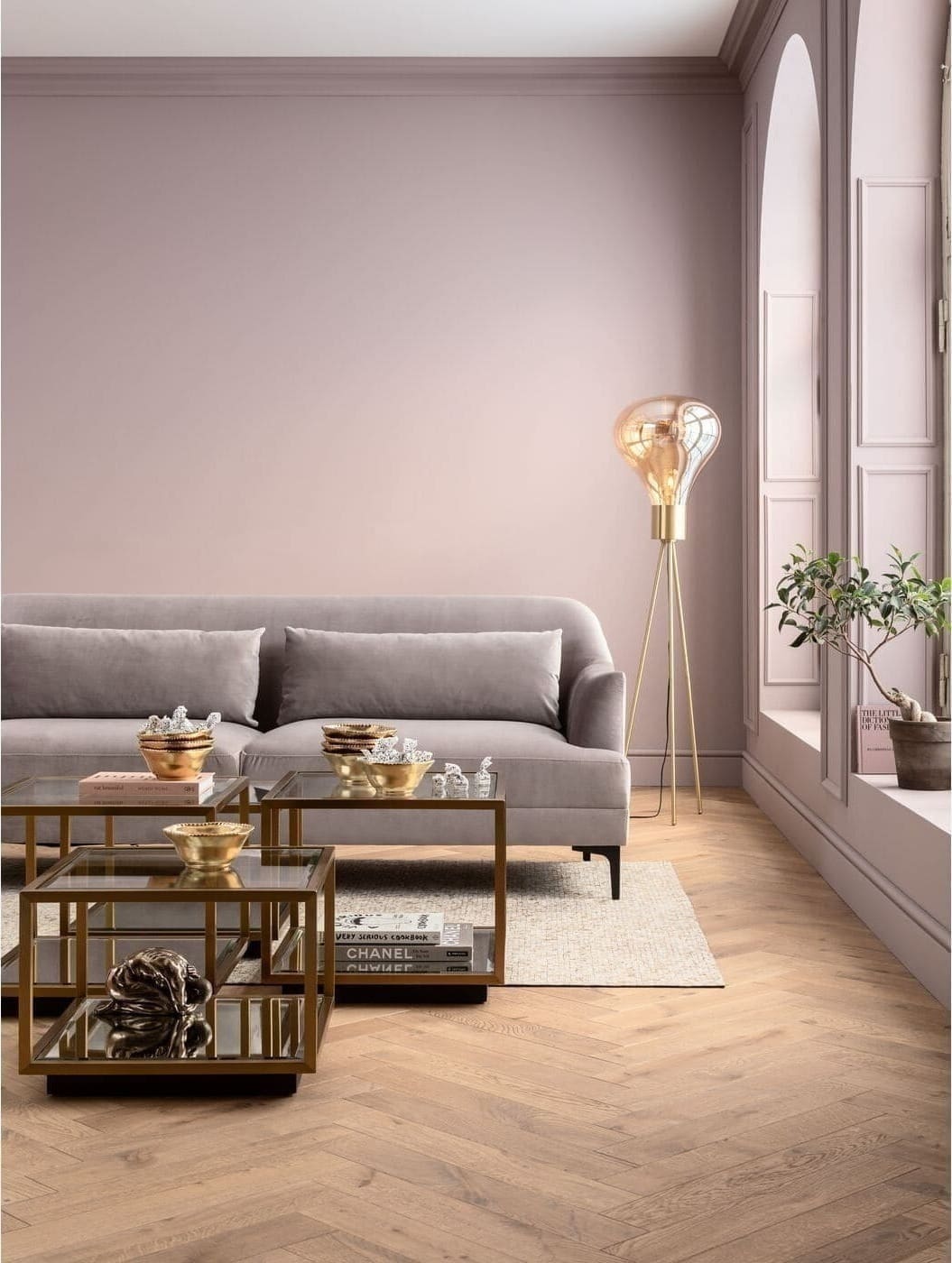 Salontafel Luigi Gold (4/Set) Kare Design Salontafel 83104
