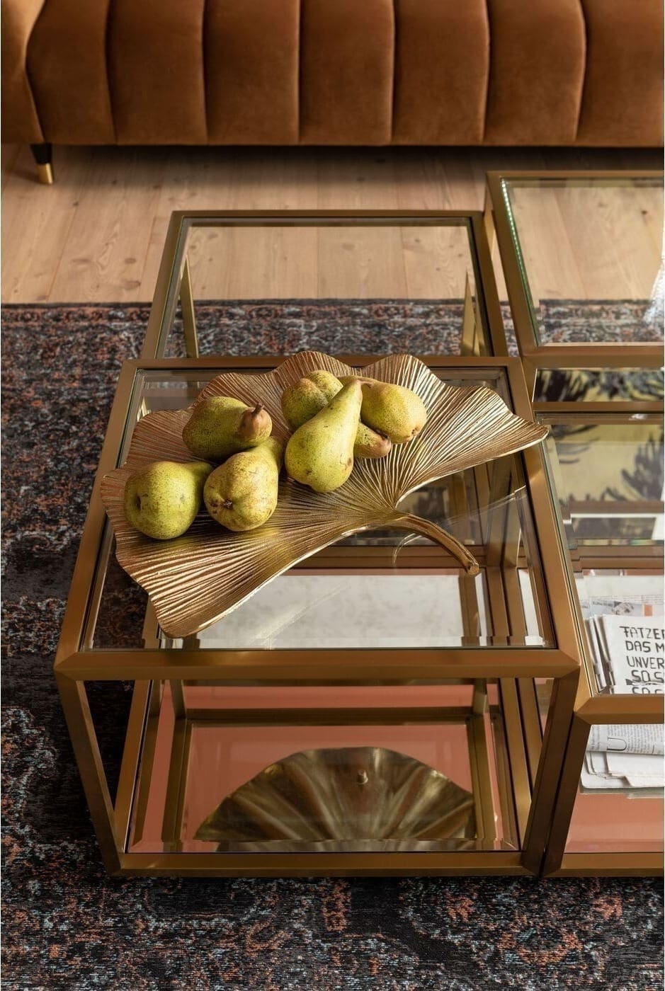Salontafel Luigi Gold (4/Set) Kare Design Salontafel 83104
