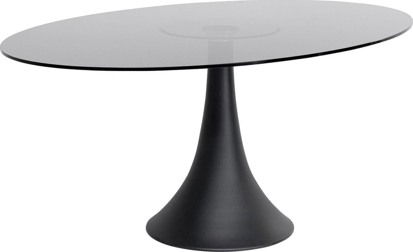 Tafel Grande Possibilita Smoke Glass 180x120cm Kare Design Eettafel 86603