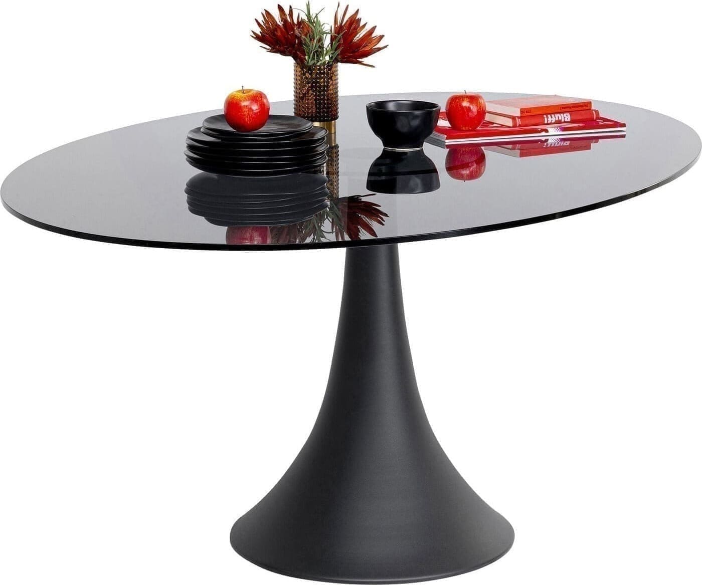 Tafel Grande Possibilita Smoke Glass 180x120cm Kare Design Eettafel 86603