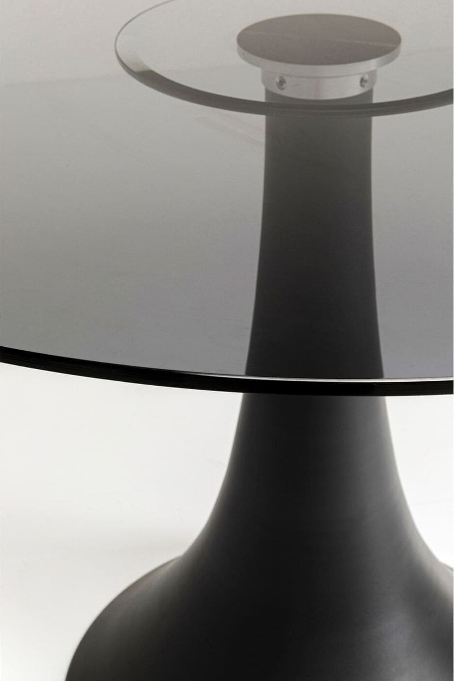 Tafel Grande Possibilita Smoke Glass Ø110cm Kare Design Eettafel 86608