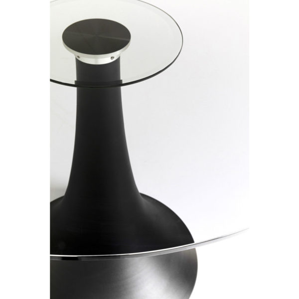 Tafel Grande Possibilita Smoke Glass Ø110cm Kare Design Eettafel 86608
