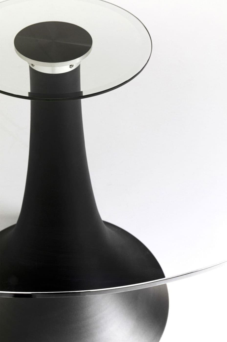 Tafel Grande Possibilita Smoke Glass Ø110cm Kare Design Eettafel 86608