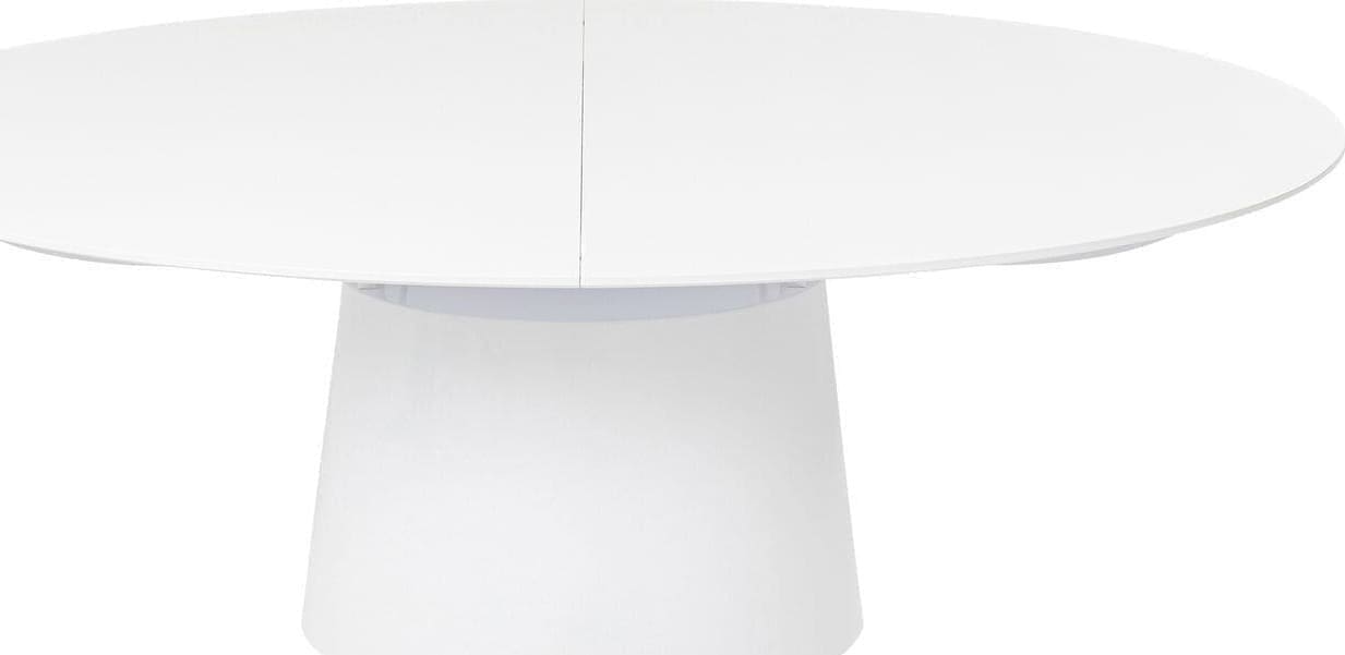 Uitschuiftafel Benvenuto White 200(50)x110cm Kare Design Uitschuiftafel 80819