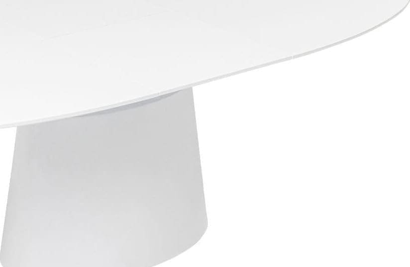 Uitschuiftafel Benvenuto White 200(50)x110cm Kare Design Uitschuiftafel 80819
