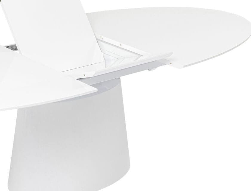 Uitschuiftafel Benvenuto White 200(50)x110cm Kare Design Uitschuiftafel 80819