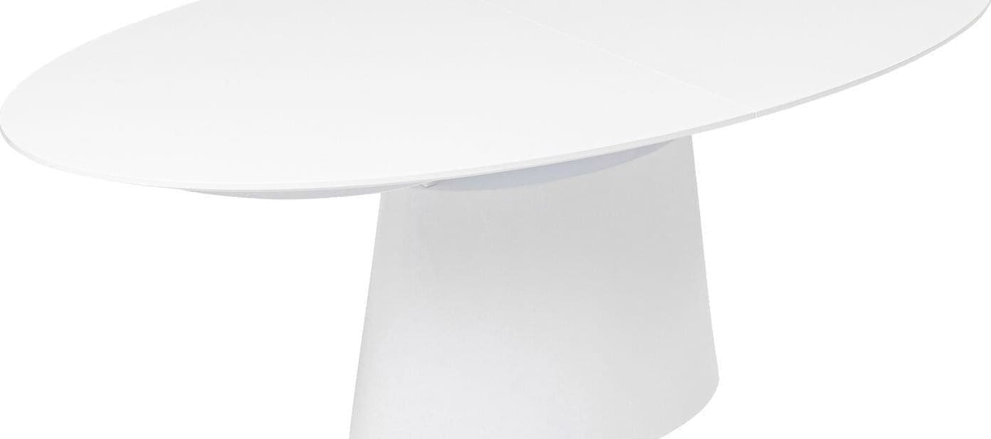 Uitschuiftafel Benvenuto White 200(50)x110cm Kare Design Uitschuiftafel 80819