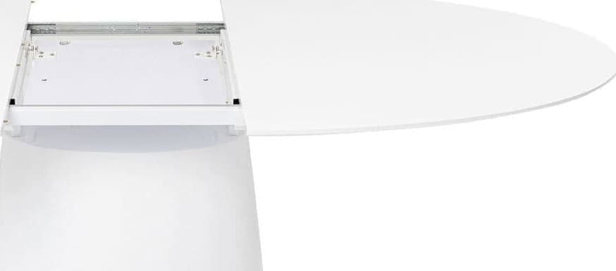 Uitschuiftafel Benvenuto White 200(50)x110cm Kare Design Uitschuiftafel 80819