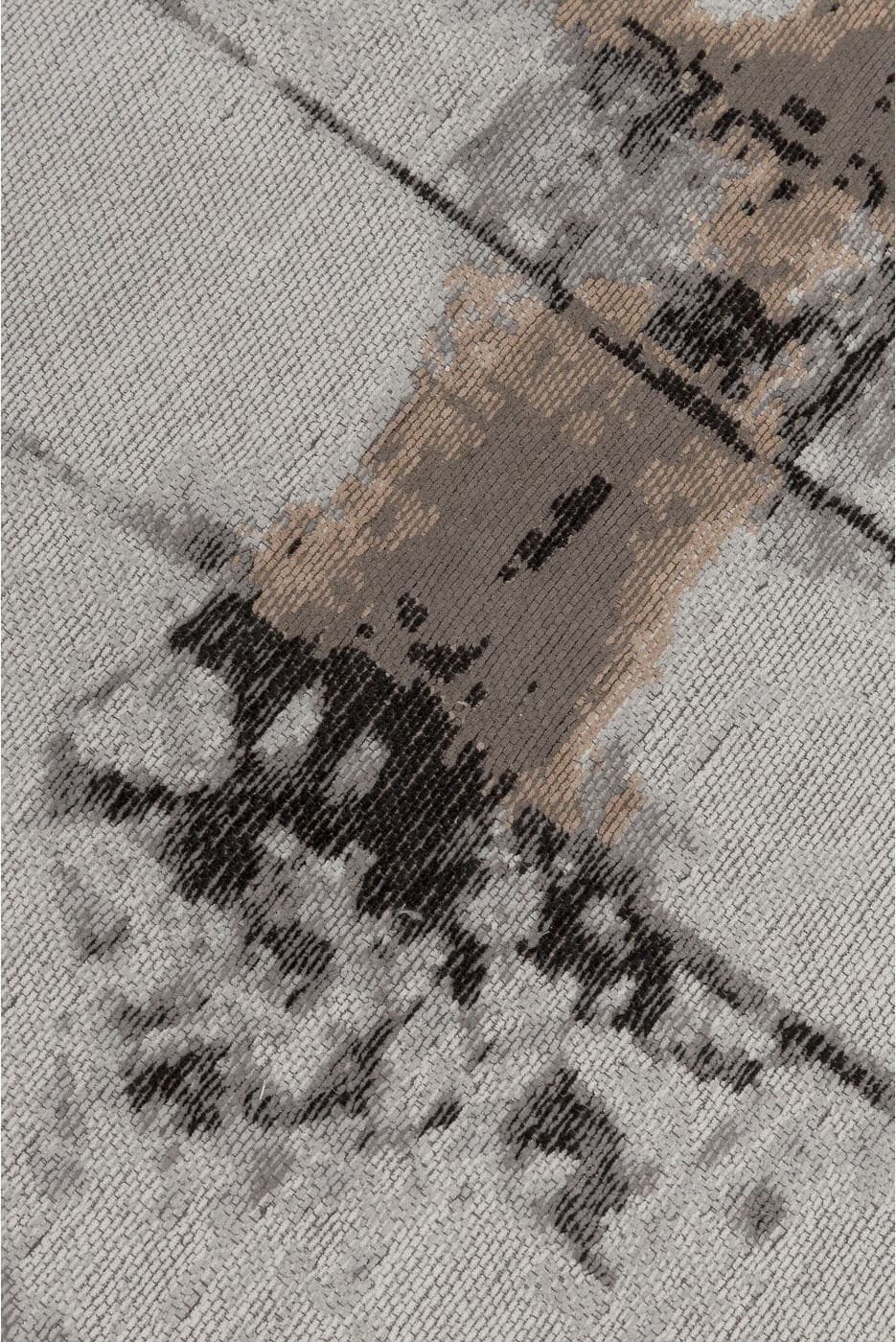 Vloerkleed Abstract Grey Line 200x300cm Kare Design Vloerkleed 66714