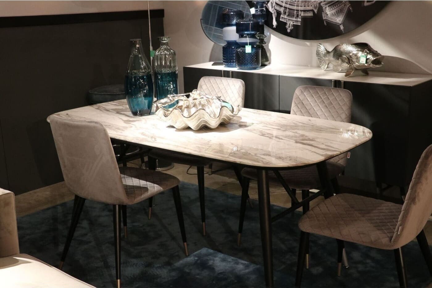 Vloerkleed Cosy Ocean 170x240cm Kare Design Vloerkleed 52203
