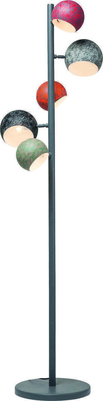 Vloerlamp Calotta Antico 5-lite Kare Design Vloerlamp 38315