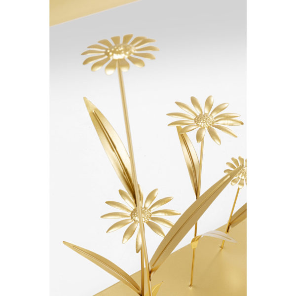 Wandtafel Flower Meadow Gold 100 Kare Design Wandtafel 85066