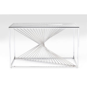 Wandtafel Laser Silver Clear Glass 120x40cm Kare Design Wandtafel 85022