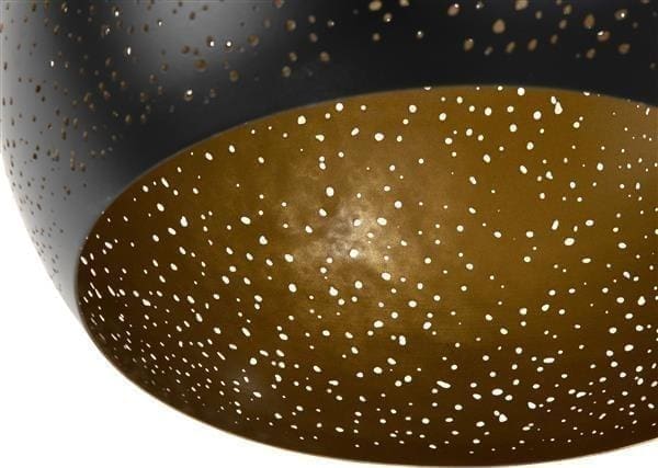 COCO maison Arjen hanglamp 3*E27 Zwart Lamp