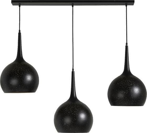 COCO maison Arjen hanglamp 3*E27 Zwart Lamp