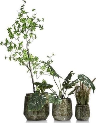 COCO maison Dalila pot H28cm - groen Groen Woonaccessoire