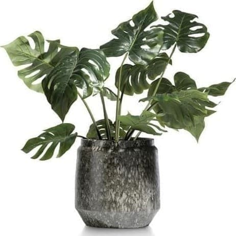 COCO maison Dalila pot H28cm - zwart Zwart Woonaccessoire