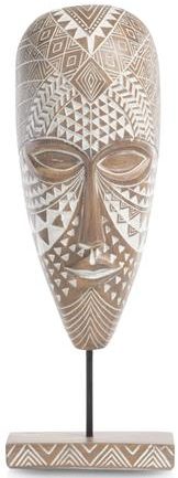 COCO maison Mask beeld H52 cm Bruin Woonaccessoire