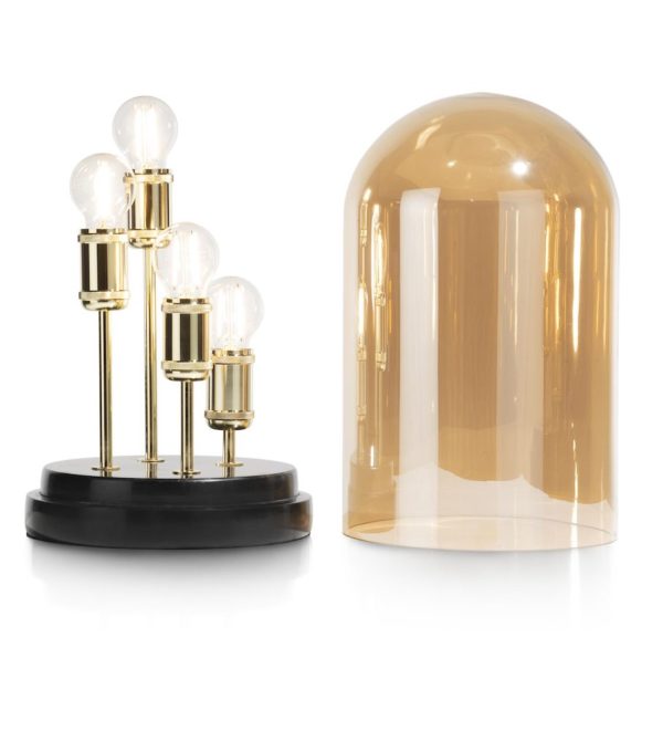 COCO maison Morris L tafellamp 4*E27 Goud Lamp