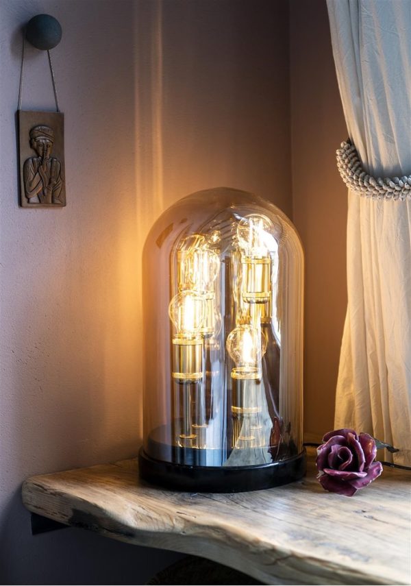 COCO maison Morris L tafellamp 4*E27 Goud Lamp