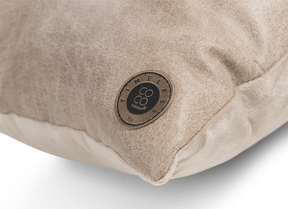 COCO maison Timeless - Sofia kussen 45x45cm - camel Bruin|Cognac Sierkussen