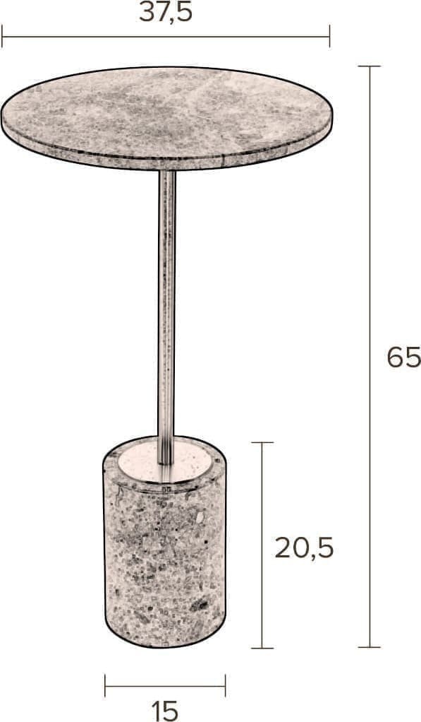 Bijzettafel Gunnar Green Dutchbone ZVR2300142