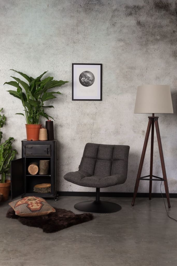 Fauteuil Bar Dark Grey Dutchbone Fauteuil ZVR3100030