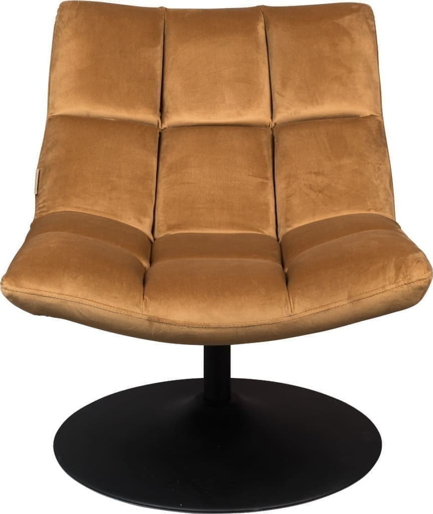 Fauteuil Bar Velvet Golden Brown Dutchbone ZVR3100080