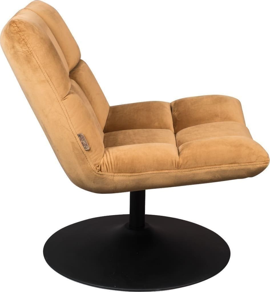 Fauteuil Bar Velvet Golden Brown Dutchbone ZVR3100080