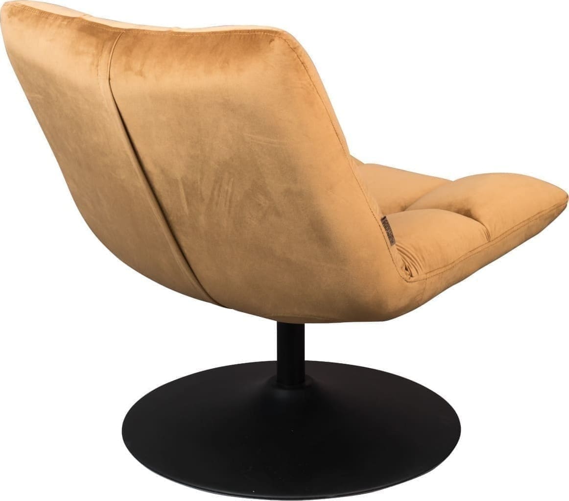 Fauteuil Bar Velvet Golden Brown Dutchbone ZVR3100080