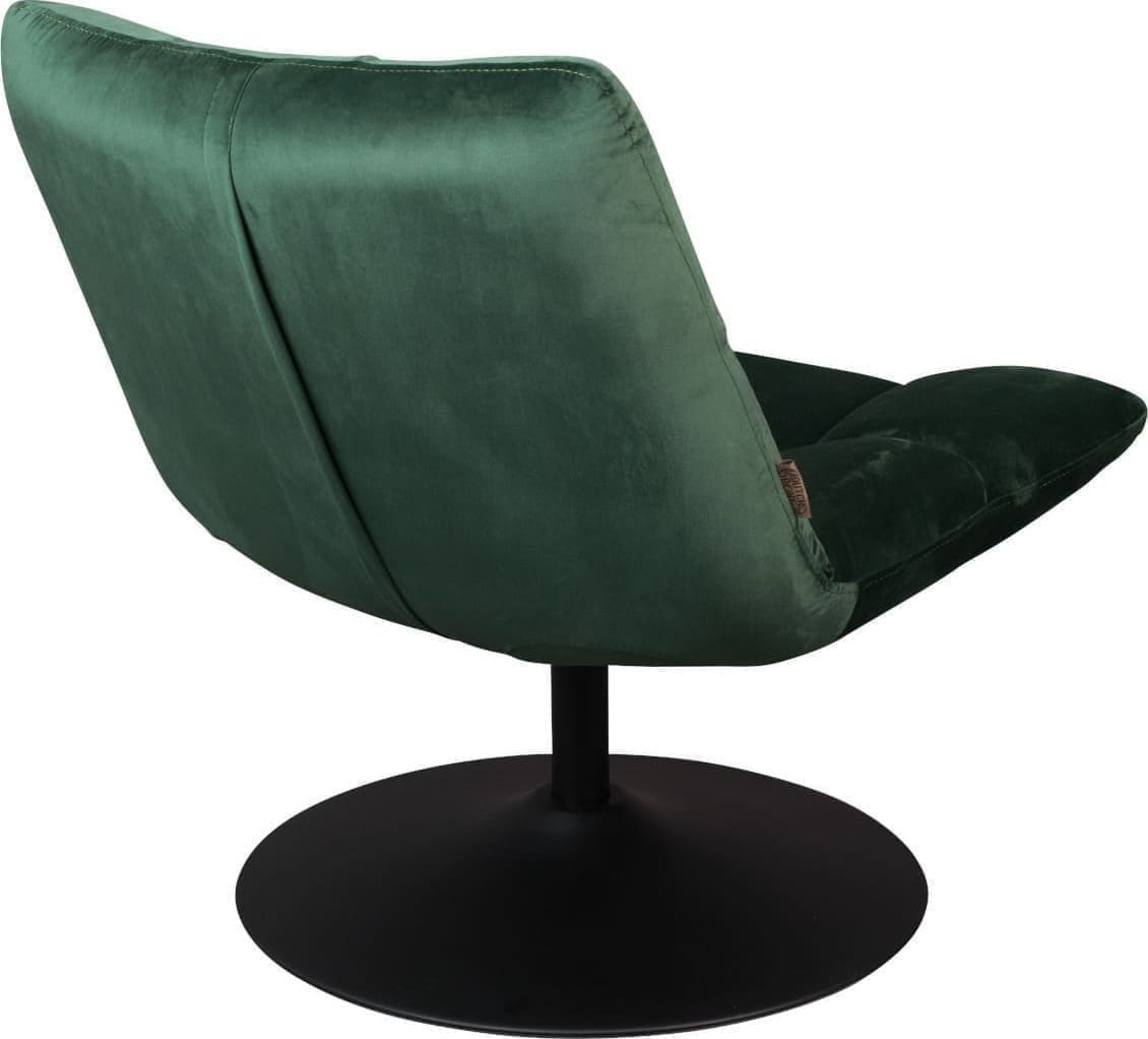 Fauteuil Bar Velvet Green Dutchbone ZVR3100081