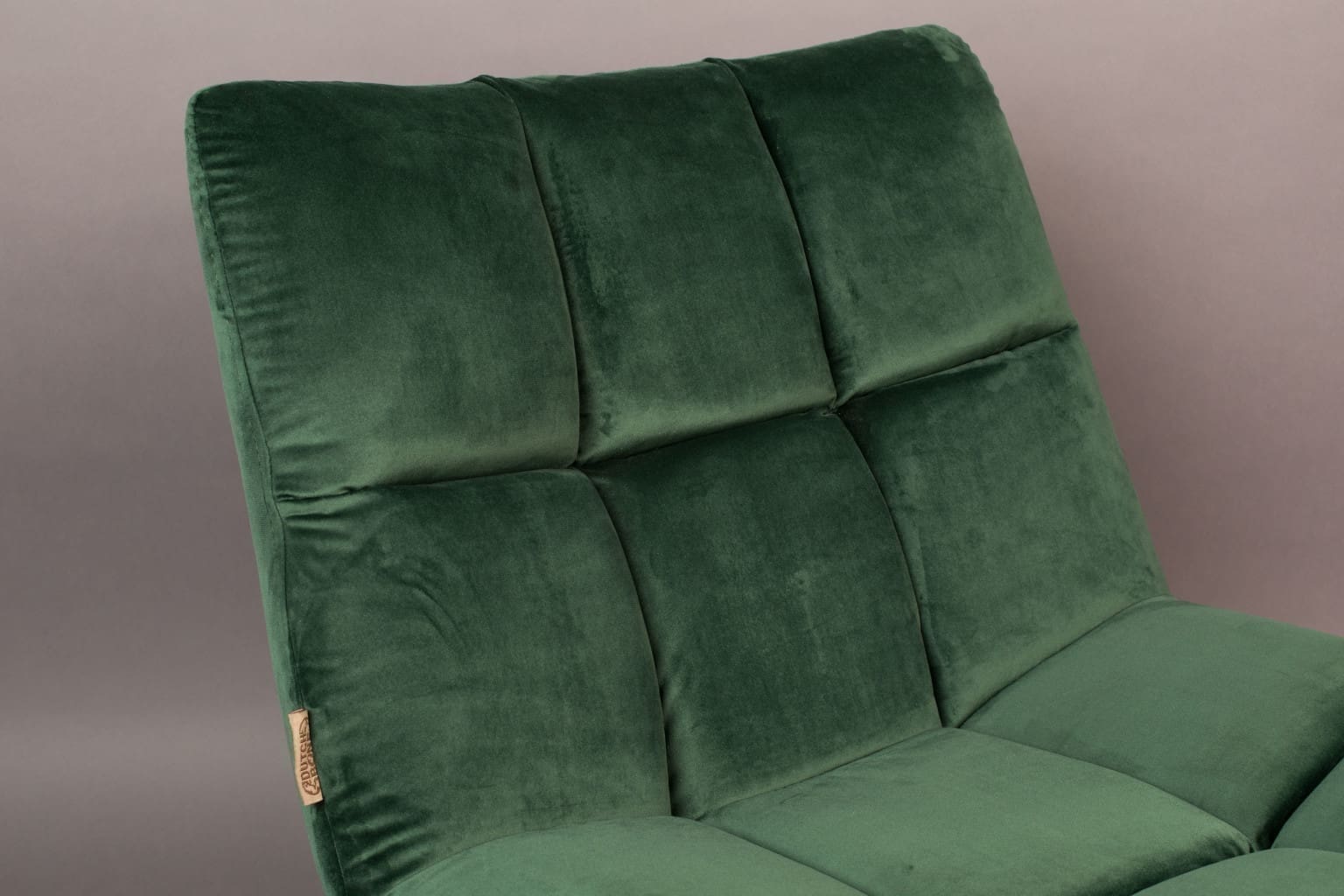 Fauteuil Bar Velvet Green Dutchbone ZVR3100081