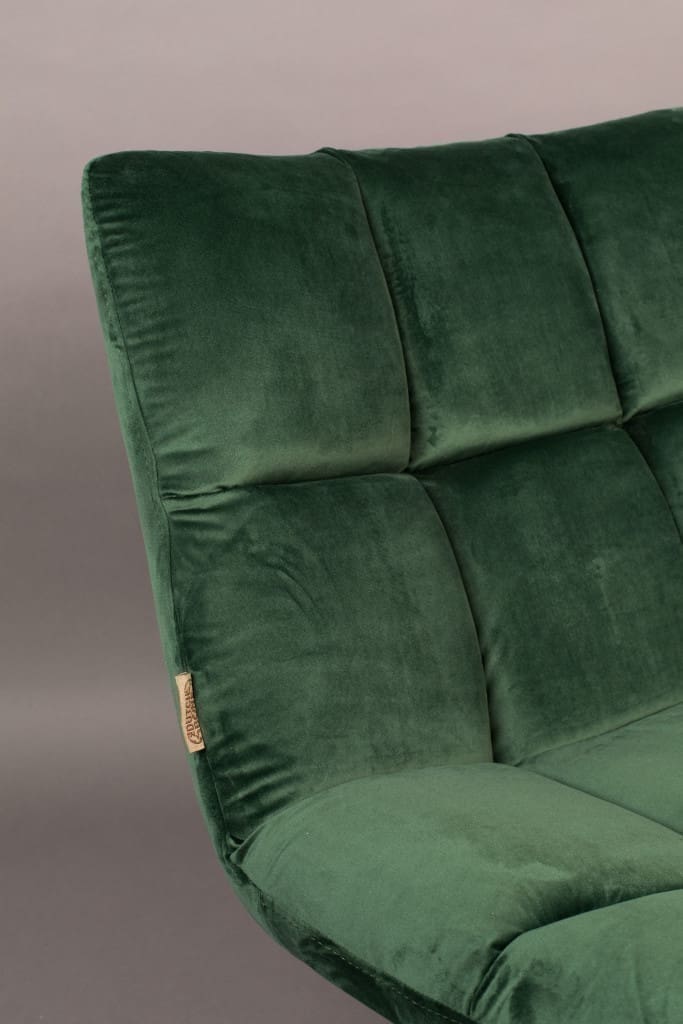 Fauteuil Bar Velvet Green Dutchbone ZVR3100081