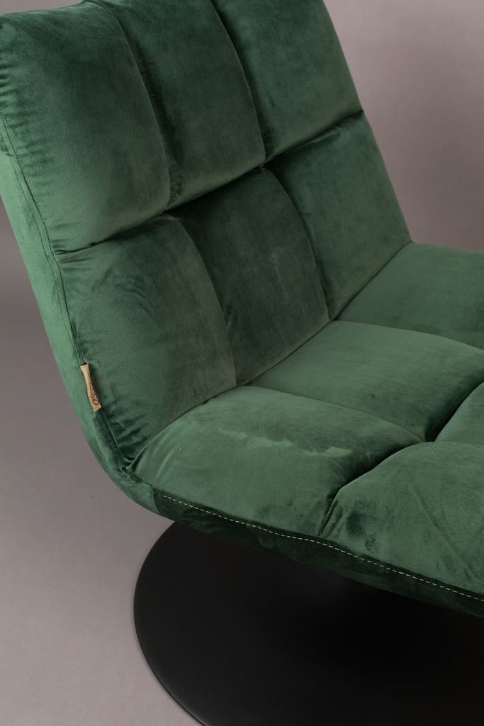 Fauteuil Bar Velvet Green Dutchbone ZVR3100081