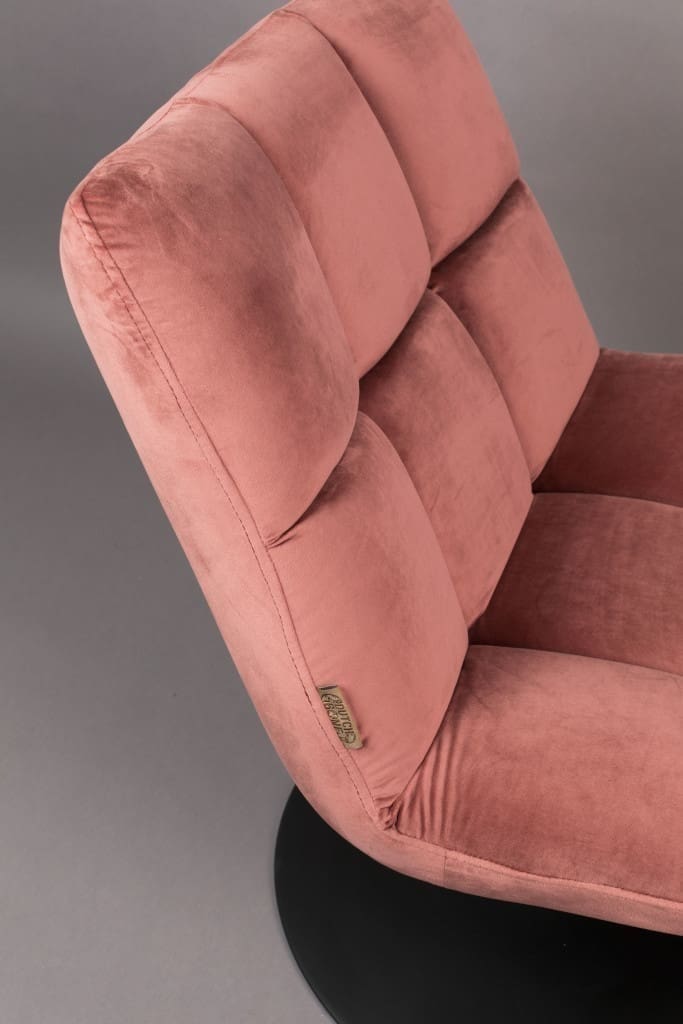 Fauteuil Bar Velvet Old Pink Dutchbone ZVR3100082