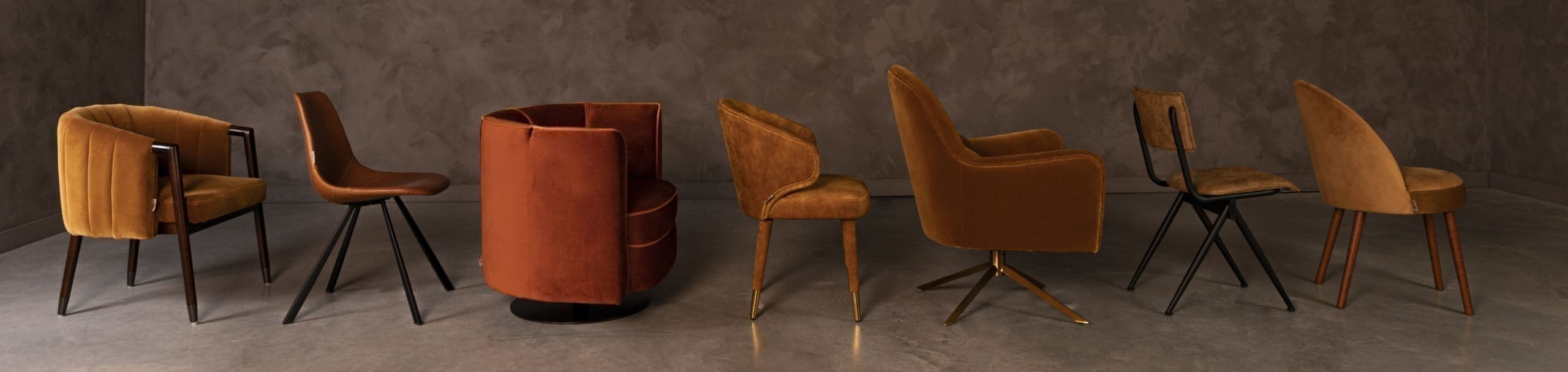 Fauteuil Flower Orange Dutchbone ZVR3100045