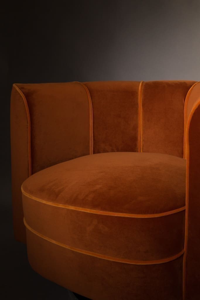 Fauteuil Flower Orange Dutchbone ZVR3100045