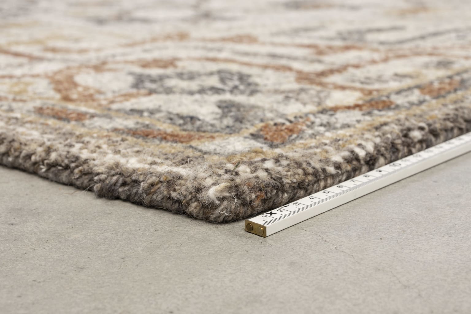 Vloerkleed Amori 160x230 Grey/brick Dutchbone ZVR6100071