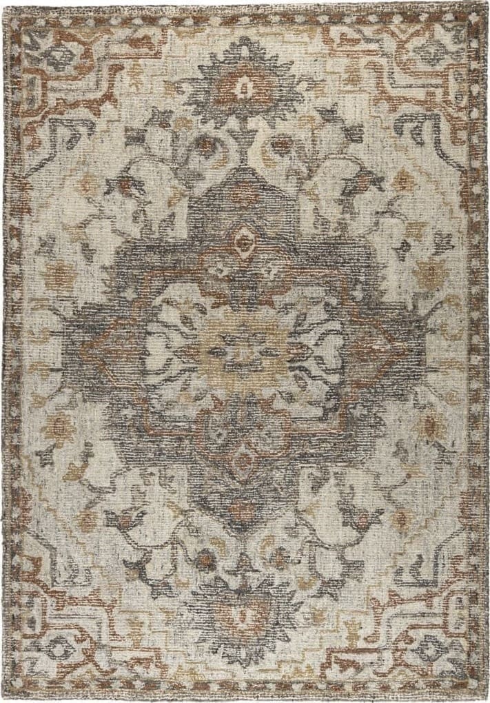 Vloerkleed Amori 200x300 Grey/brick Dutchbone ZVR6100072