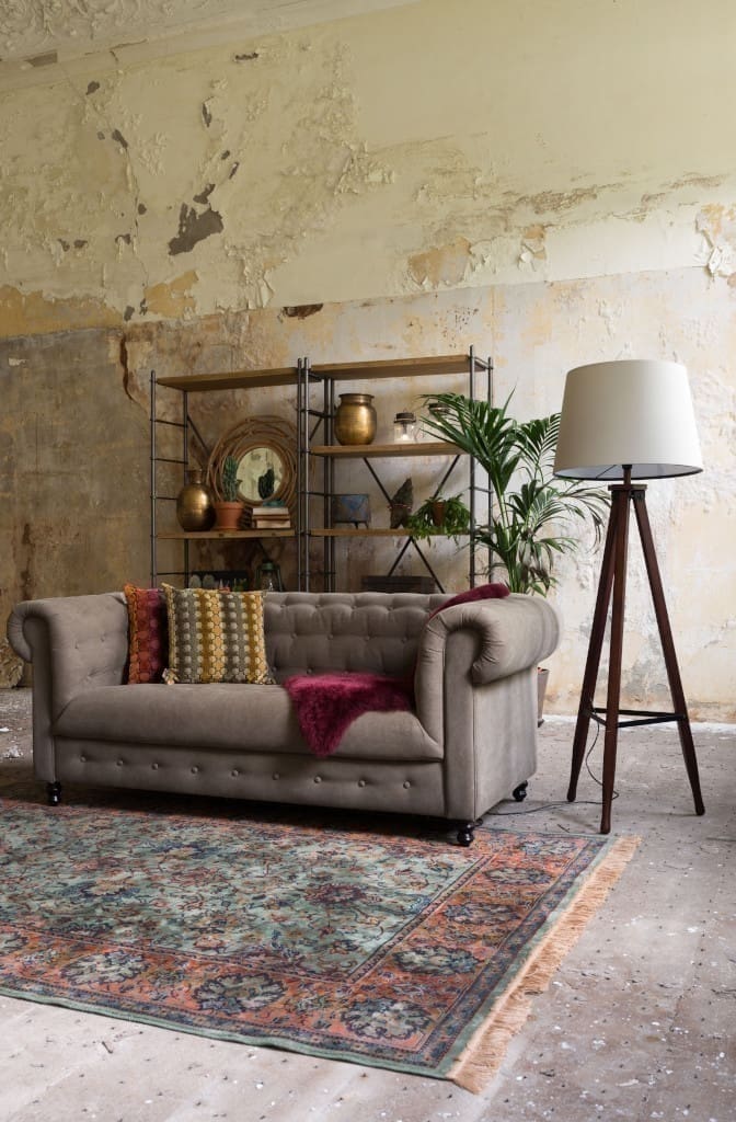 Vloerkleed Bid 170x240 Old Green Dutchbone ZVR6000053