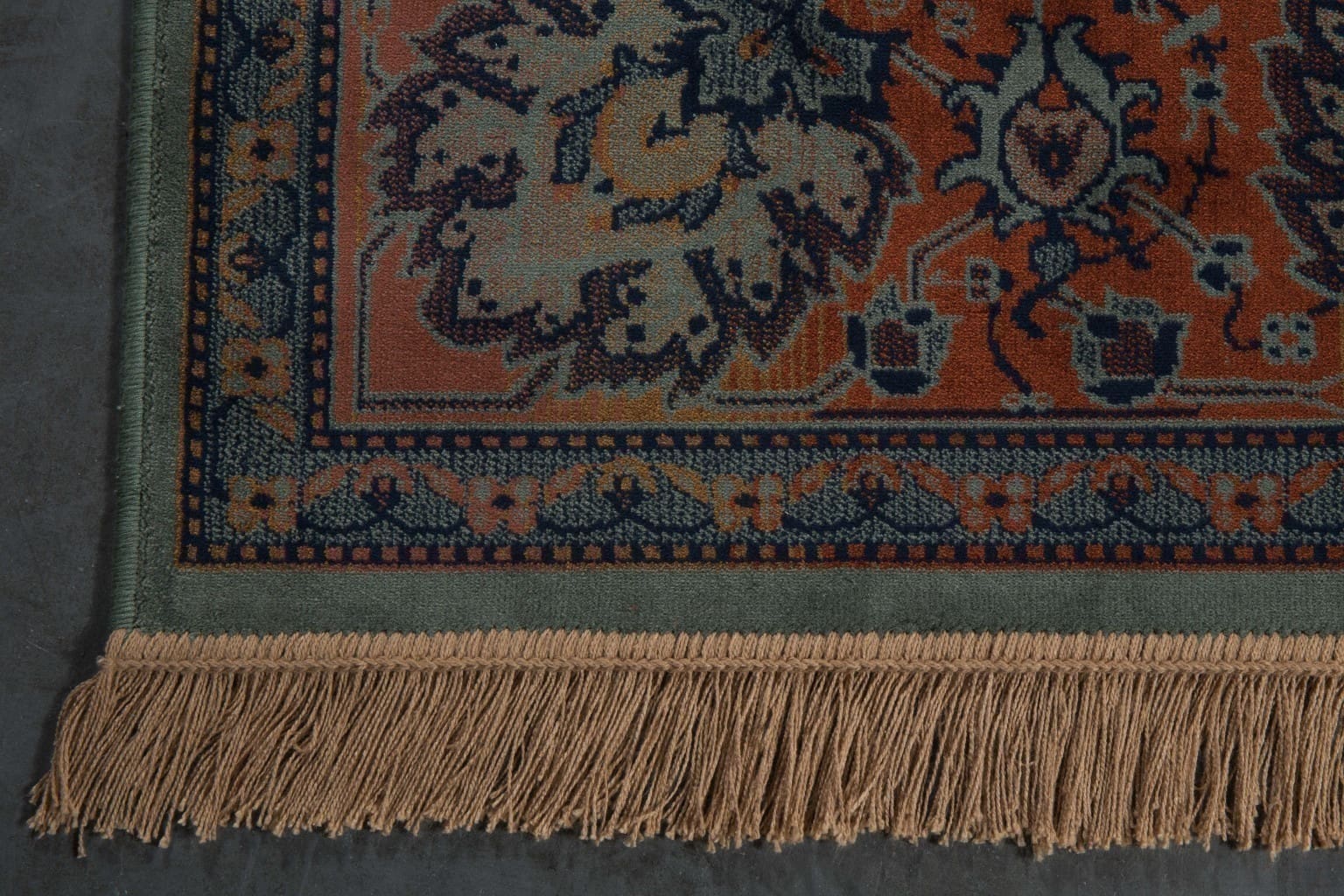 Vloerkleed Bid 200x300 Old Green Dutchbone ZVR6000058