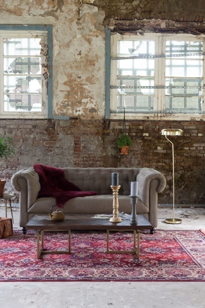 Vloerkleed Bid 200x300 Old Red Dutchbone ZVR6000057