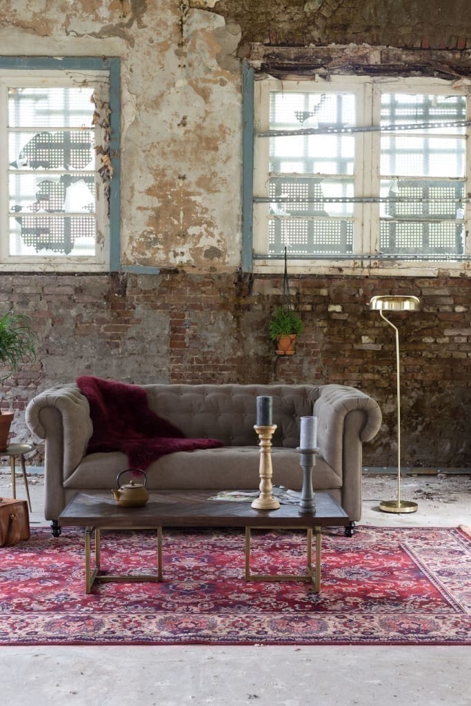 Vloerkleed Bid 200x300 Old Red Dutchbone ZVR6000057