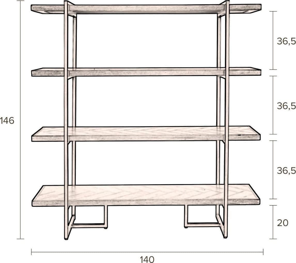 Wandkast Class Dutchbone ZVR4200010