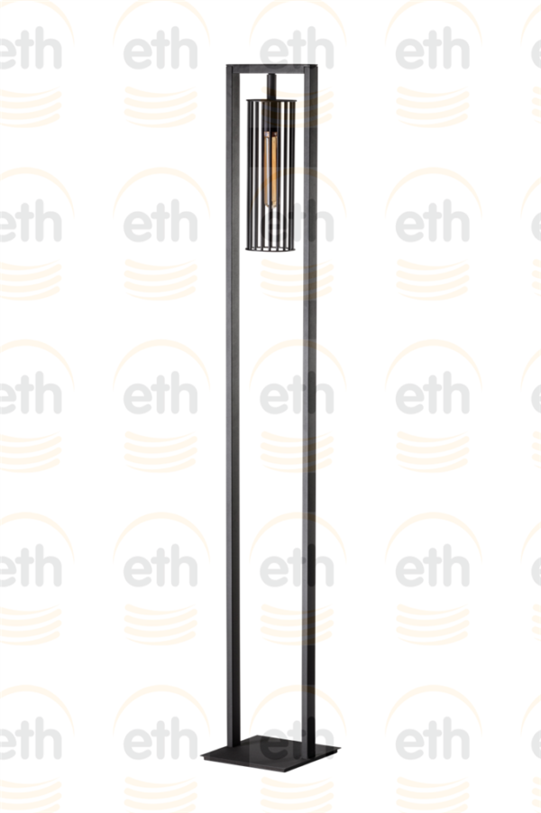 ETH Birdy Vloerlamp 1x E27 Zwart 210x210x1400mm ETH verlichting Vloerlamp 05-VL8385-30