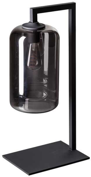 ETH The John Tafellamp 1x E27 Smoke Glas / Zwart ETH verlichting Tafellamp 05-TL3352-30