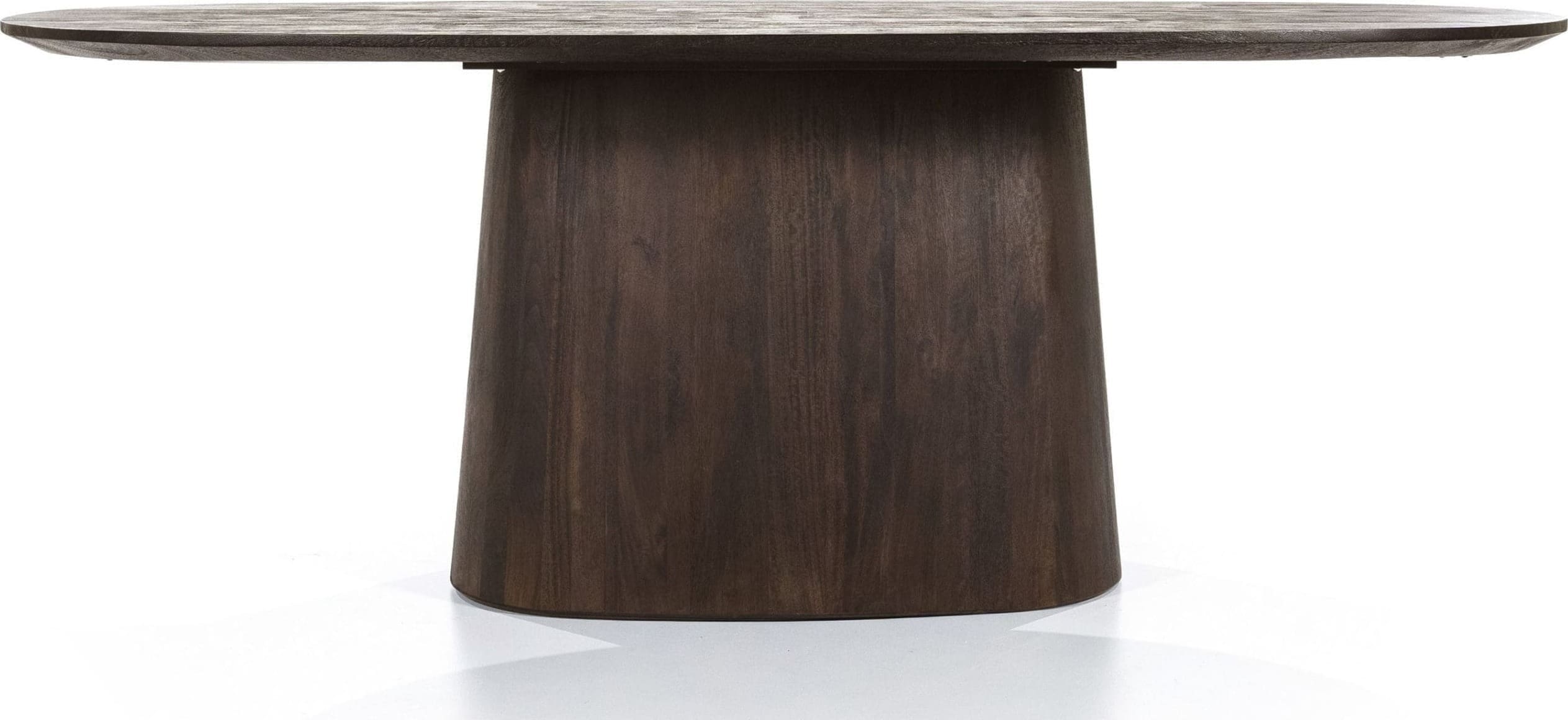 Eettafel Aron Ovaal 200x110 - Bruin Eleonora Eettafel 95668